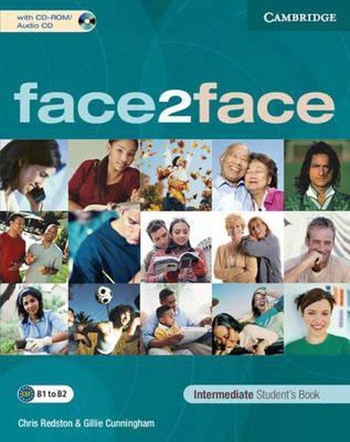 face2face - Intermediate students book + cd-rom, Boeken, Overige Boeken, Gelezen, Verzenden