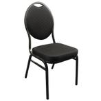 Stapelbare Congres Stoelen Zwart | 4 Stuks, Verzenden, Nieuw in verpakking