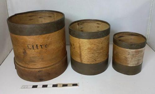 Meetinstrumenten (3) - Hout, Messing - 1850-1900 - bentwood, Antiek en Kunst, Antiek | Wandborden en Tegels