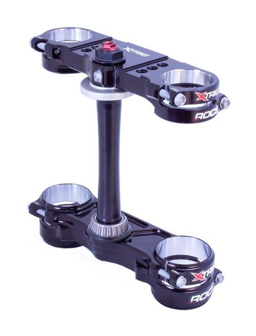 X-Trig Rocs Pro kroonplaten met offset 20-22mm zwart KTM SX/, Motoren, Onderdelen | Overige, Nieuw, Verzenden