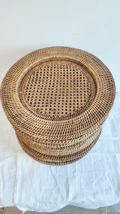 Flamant - Onderbord (12) - TOGO - Rattan, Bamboe, cannage,, Antiek en Kunst, Antiek | Meubels | Tafels