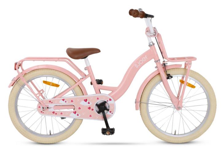 SJOEF Classic Meisjesfiets 20 inch | 6-8 jaar | Roze, Fietsen en Brommers, Fietsen | Kinderfietsjes, 20 inch of meer, Verzenden
