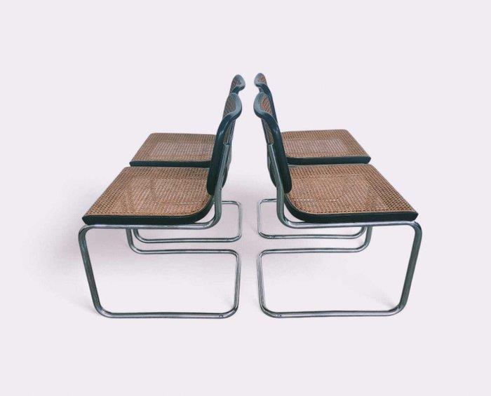 Gavina - Marcel Breuer - Stoel (4) - Cesca chair - Metaal,, Huis en Inrichting, Overige Huis en Inrichting