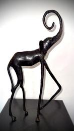 Abdoulaye Derme - sculptuur, Eléphant - 41 cm - Brons, Antiek en Kunst