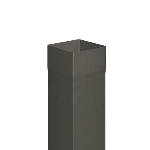 Rheinzink GRANUM basalte hwa buis 80 x 80 x 2000mm -, Doe-het-zelf en Verbouw, Overige Doe-het-zelf en Verbouw, Ophalen of Verzenden