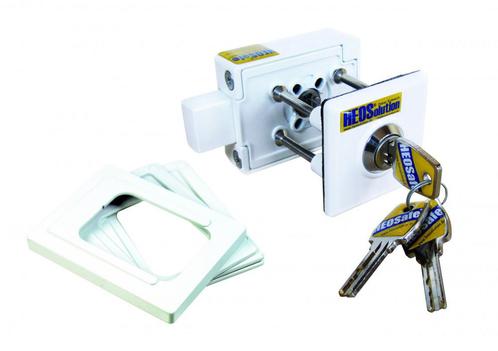 HEOSafe Buitenslot 2 Sloten Wit, Caravans en Kamperen, Kampeeraccessoires, Nieuw
