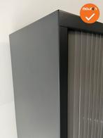 Robberechtse roldeurkast - 198x120x45cm - Antraciet, Werkplek, Ophalen of Verzenden, Gebruikt, Kast