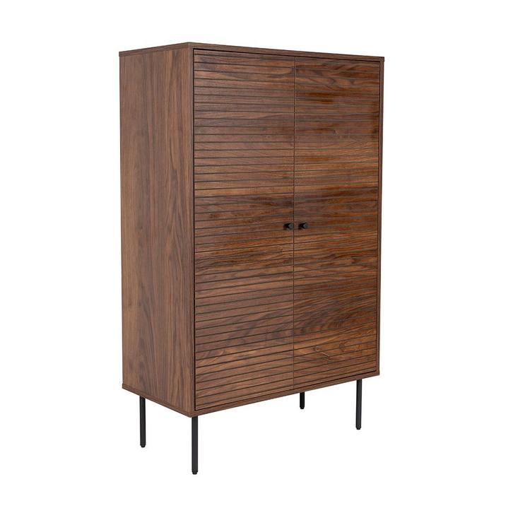 *WOONWINKEL* Walnoot Kast Met Planken, Huis en Inrichting, Kasten | Wandmeubels, Nieuw, Verzenden