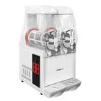 GGM Gastro | Slush machine - 2x 10 liter - 670 Watt - Wit |, Zakelijke goederen, Horeca | Keukenapparatuur, Verzenden, Nieuw in verpakking