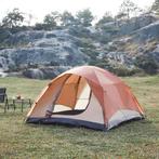 pro.tec Tent Bergeijk 213x213x130 cm roestbruin en beige, Caravans en Kamperen, Nieuw