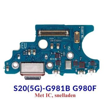 Samsung Galaxy S20 5G oplaad connector beschikbaar voor biedingen