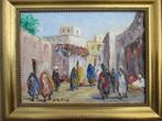 Bruno Retaux (1947) - Rue à Marrakech, Maroc, Antiek en Kunst
