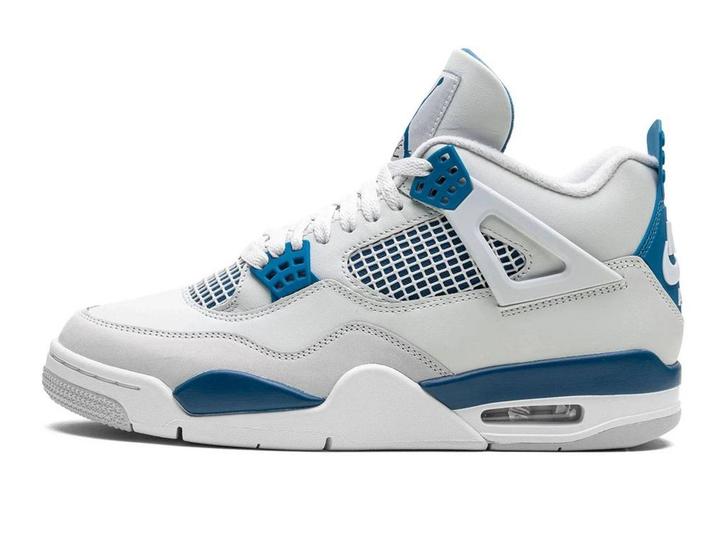 Air Jordan 4 Retro Military Blue - Maat 45.5 EU, Kleding | Heren, Schoenen, Ophalen of Verzenden