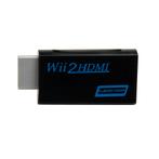 Wii HDMI adapter zwart, Spelcomputers en Games, Spelcomputers | Nintendo Consoles | Accessoires, Nieuw, Verzenden