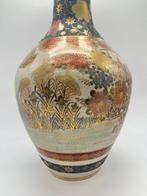 Vaas - Keramiek, Kinrande gouden blad met bloemen en vogels, Antiek en Kunst