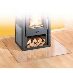 Vloerplaat vierkant 80*80cm glas, Huis en Inrichting, Kachels, Ophalen of Verzenden