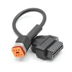Harley-Davidson 6-pins OBD – 16-pins OBD2 Verloopkabel | Mot, Auto diversen, Autogereedschap, Verzenden, Nieuw