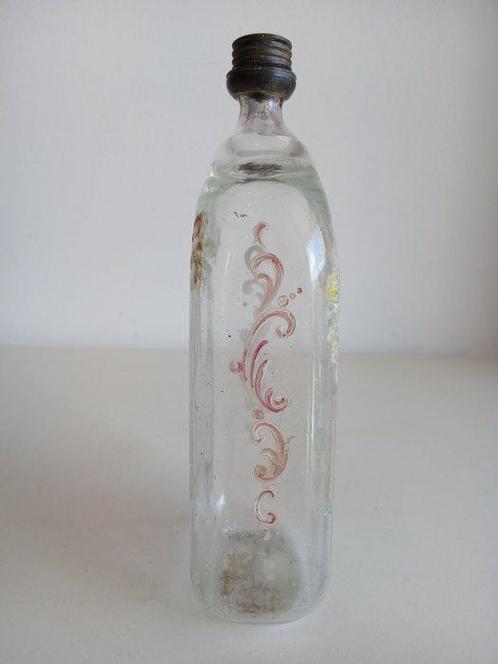 Karaf - Glas, Tin - 18, Antiek en Kunst, Antiek | Glas en Kristal