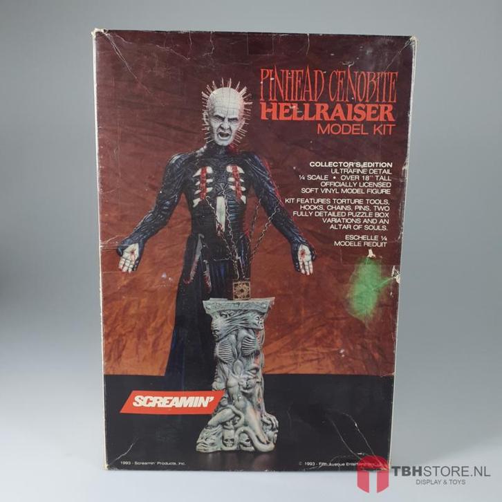 Pinhead Cenobite Hellraiser Model Kit Collectors Edition, Verzamelen, Poppetjes en Figuurtjes, Zo goed als nieuw, Verzenden