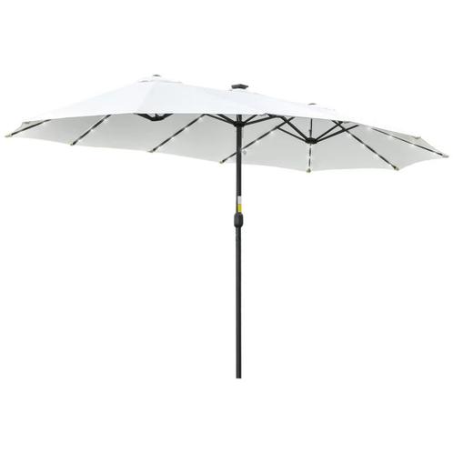 TRUUSK e Parasol Met LED-verlichting 4,5m Diameter 1, Tuin en Terras, Parasols, Nieuw, Verzenden