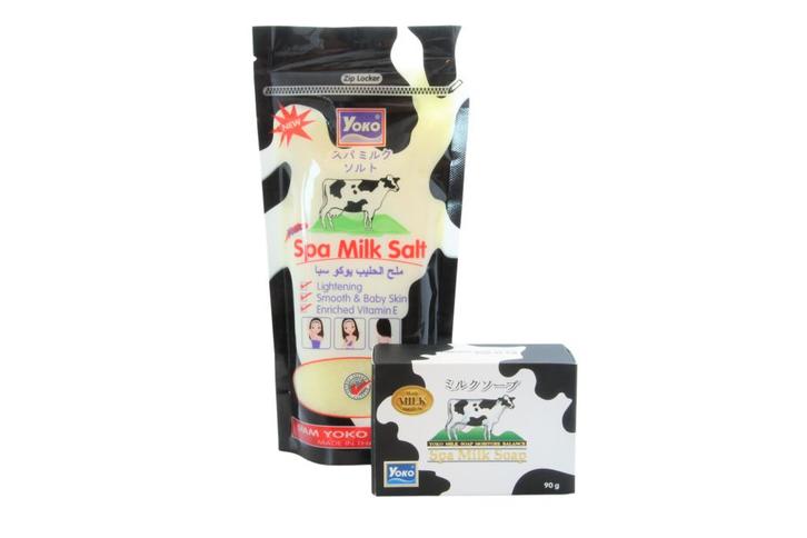 Yoko Spa Milk Salt & Spa milk withening zeep, Sieraden, Tassen en Uiterlijk, Beautycases, Ophalen of Verzenden
