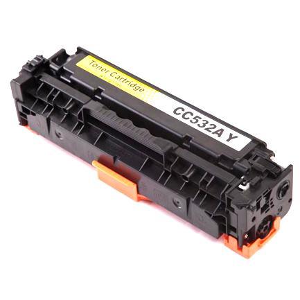 Huismerk HP 304A (CC532A) / Canon 718 toner geel, Computers en Software, Printerbenodigdheden, Nieuw, Verzenden