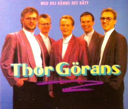cd single - Thor GÃ¶rans - Med Dej KÃ¤nns Det RÃ¤tt, Cd's en Dvd's, Cd Singles, Zo goed als nieuw, Verzenden