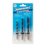 Silverline Deuvelborenset - koolstofstaal - met dieptesto..., Ophalen of Verzenden, Nieuw