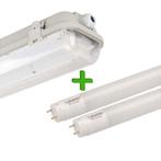 LED TL armatuur IP65 120 cm incl. 2x LED TL buis 18W 4000K, Verzenden, Nieuw, Functioneel