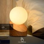 Lucide LEN Tafellamp - Ø 10 cm - 1xG9 - Hout, Huis en Inrichting, Ophalen of Verzenden, Nieuw