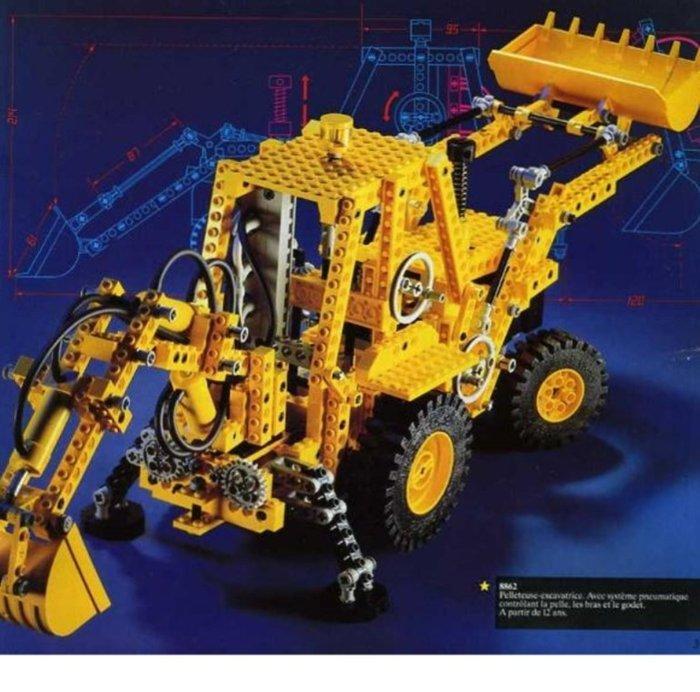 Lego Set - 8862 - Technic - Backhoe Loader, Kinderen en Baby's, Speelgoed | Duplo en Lego
