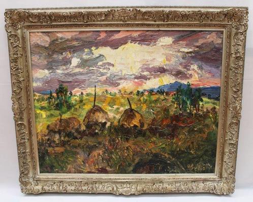 Joan Abelló i Prat (1922-2008) - Paisaje de Gallecs, Antiek en Kunst, Kunst | Schilderijen | Klassiek