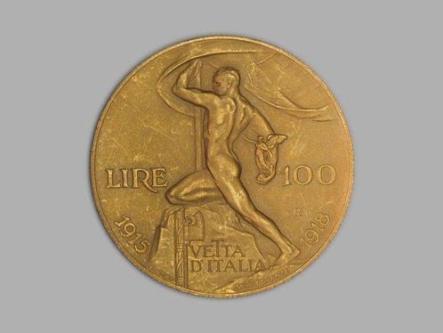 Italië, Koninkrijk Vittorio Emanuele III. 100 Lire 1925, Postzegels en Munten, Munten | Europa | Niet-Euromunten