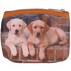 Kleine portemonnee met 2 labradors - 11x9cm NIEUW, Ophalen of Verzenden, Nieuw