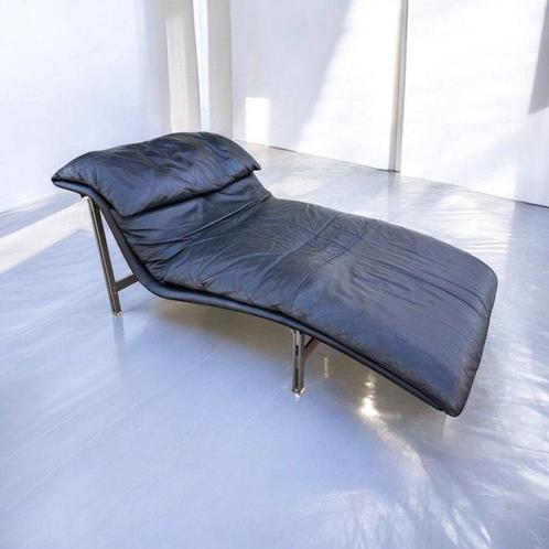 Saporiti - Giovanni Offredi - Chaise longue - golf - Leder, Antiek en Kunst, Kunst | Designobjecten