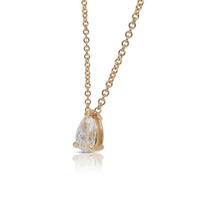 Ketting met hanger - 18 karaat Geel goud - 1.69ct. tw., Sieraden, Tassen en Uiterlijk, Antieke sieraden