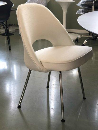 4x Saarinen Vintage stoel model M 72 - wit, Huis en Inrichting, Stoelen, Verzenden