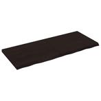 vidaXL Tafelblad 120x50x(2-4)cm behandeld eikenhout, Huis en Inrichting, Tafels | Eettafels, Verzenden, Nieuw