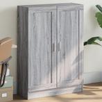 vidaXL Boekenkast 82,5x30,5x115 cm bewerkt hout grijs sonoma, Huis en Inrichting, Kasten | Boekenkasten, Verzenden, Nieuw, Overige houtsoorten