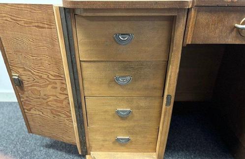 Bureau-ministre - Eik - Frans Art Deco stijl, Antiek en Kunst, Kunst | Designobjecten
