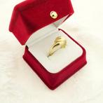 18 Krt. Gouden fantasie ring (gouden ring, geelgoud), Sieraden, Tassen en Uiterlijk, Ringen, 18 tot 19, Gebruikt, Overige kleuren
