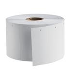 45x90mm - Witte Kartonnen Labels op Rol / Hangetiketten