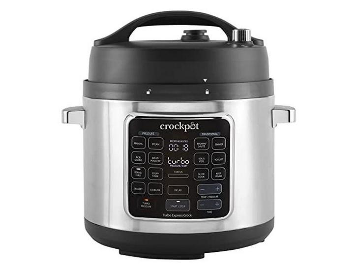 Crockpot Turbo Express CSC062X - Multicooker 14-in-1 - 5,7L, Witgoed en Apparatuur, Slowcookers, Zo goed als nieuw, Verzenden