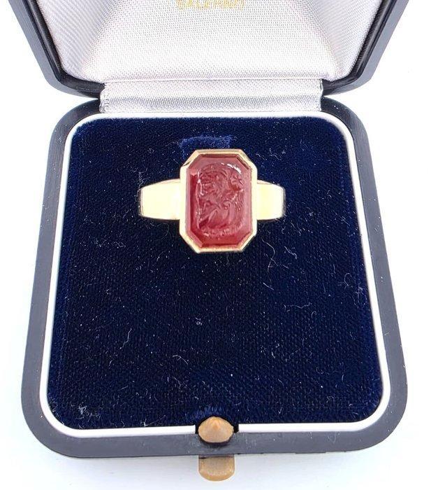 Ring - 18 karaat Geel goud, Sieraden, Tassen en Uiterlijk, Ringen