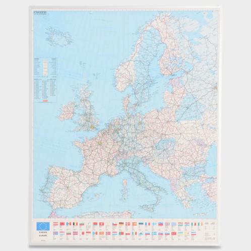 Officenow Wereldkaart Europa , 130 x 102 cm, Zakelijke goederen, Kantoor en Winkelinrichting | Kantoormeubilair en Inrichting