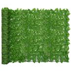 vidaXL Balkonscherm met groene bladeren 600x150 cm, Nieuw, Verzenden
