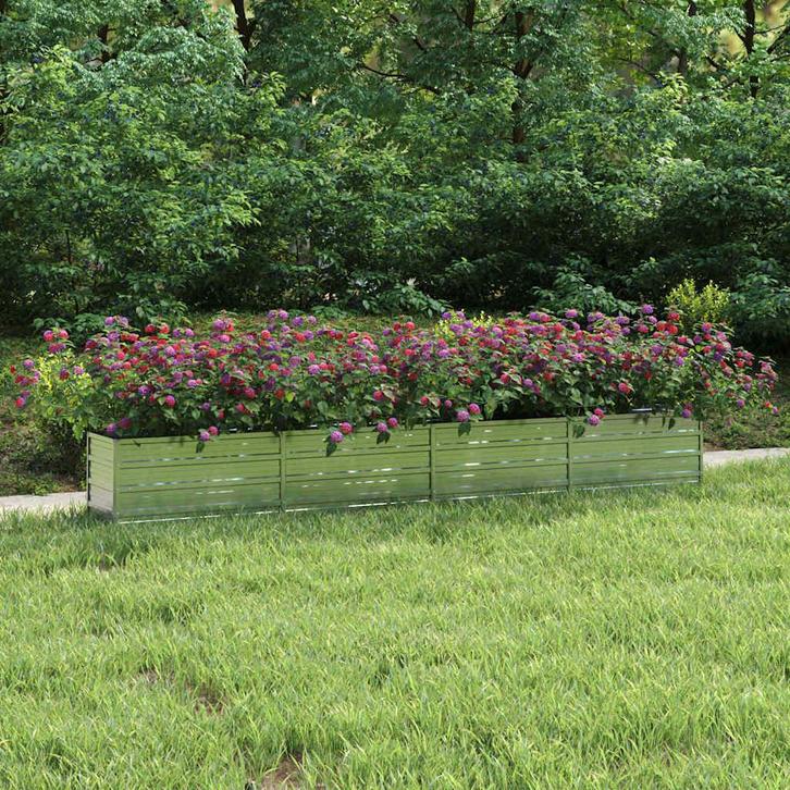 Plantenbak 320cm Gegalvaniseerd - Retourdeal - 40% Korting!, Tuin en Terras, Bloembakken en Plantenbakken, 30 tot 60 cm, 100 cm of meer