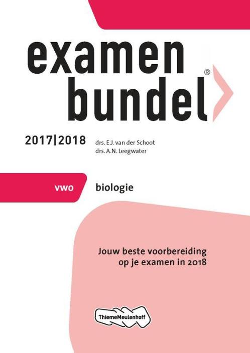 Examenbundel vwo Biologie 2017/2018 9789006392029, Boeken, Schoolboeken, Gelezen, Verzenden