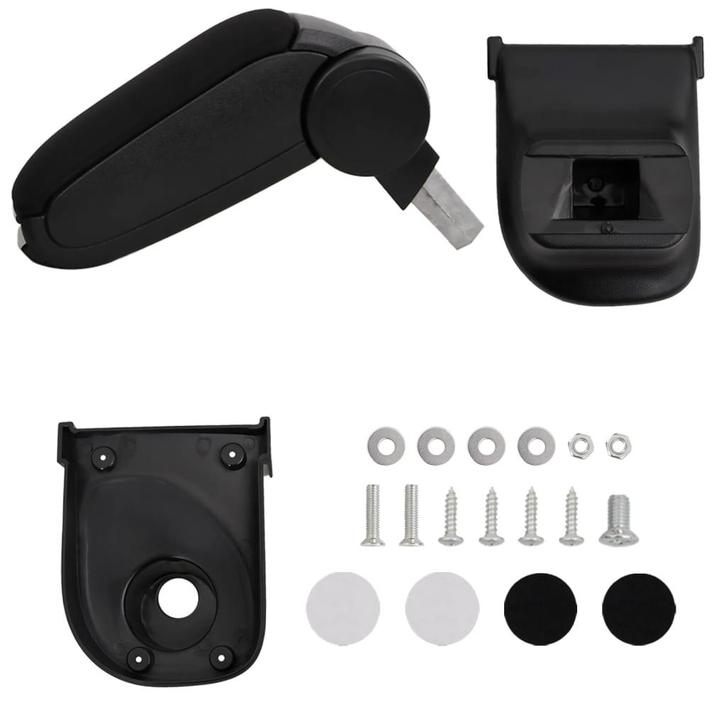 vidaXL Armsteun 15x35x(30-47) cm ABS zwart, Auto-onderdelen, Interieur en Bekleding, Nieuw, Verzenden