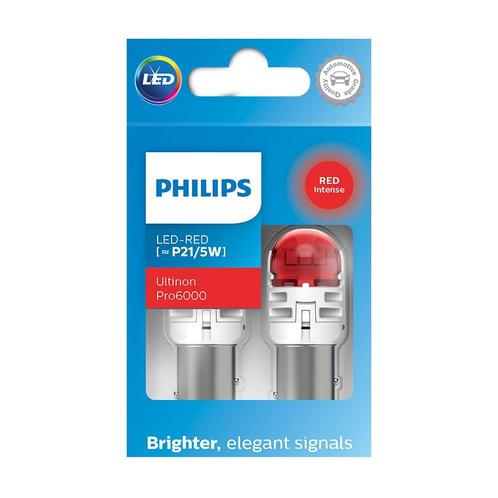 Philips P21/5W LED Retrofit Rood BAY15d 12V 2 Stuks, Auto-onderdelen, Verlichting, Nieuw, Ophalen of Verzenden
